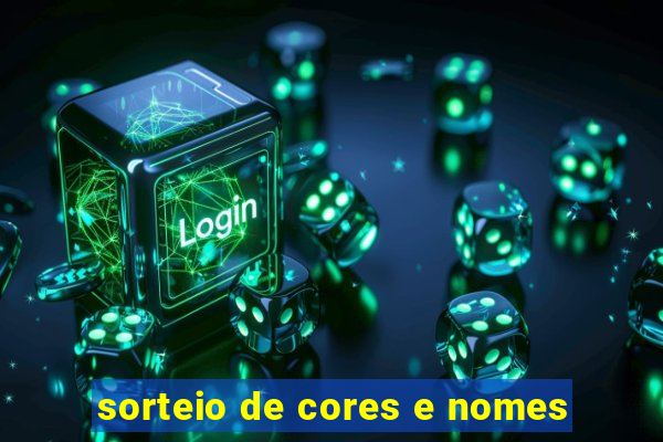 sorteio de cores e nomes